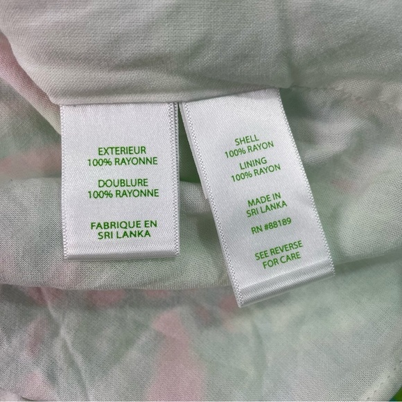 Lilly Pulitzer Floral Puff Sleeve Off The Shoulder Mini Dress Size Small NWT - Picture 4 of 8